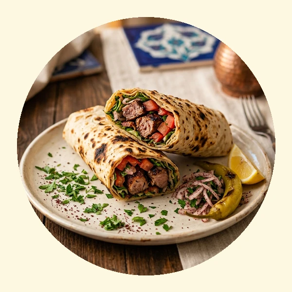 Kuzu Şiş Dürüm (grillet lamme-wrap)