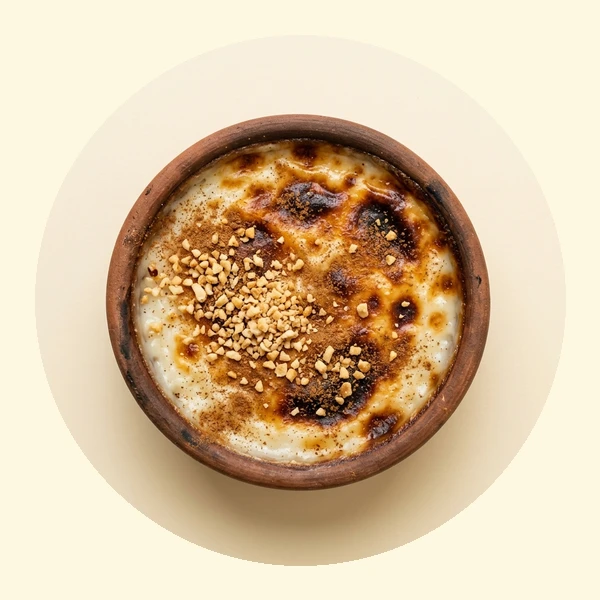 Sütlaç (baked rice pudding)